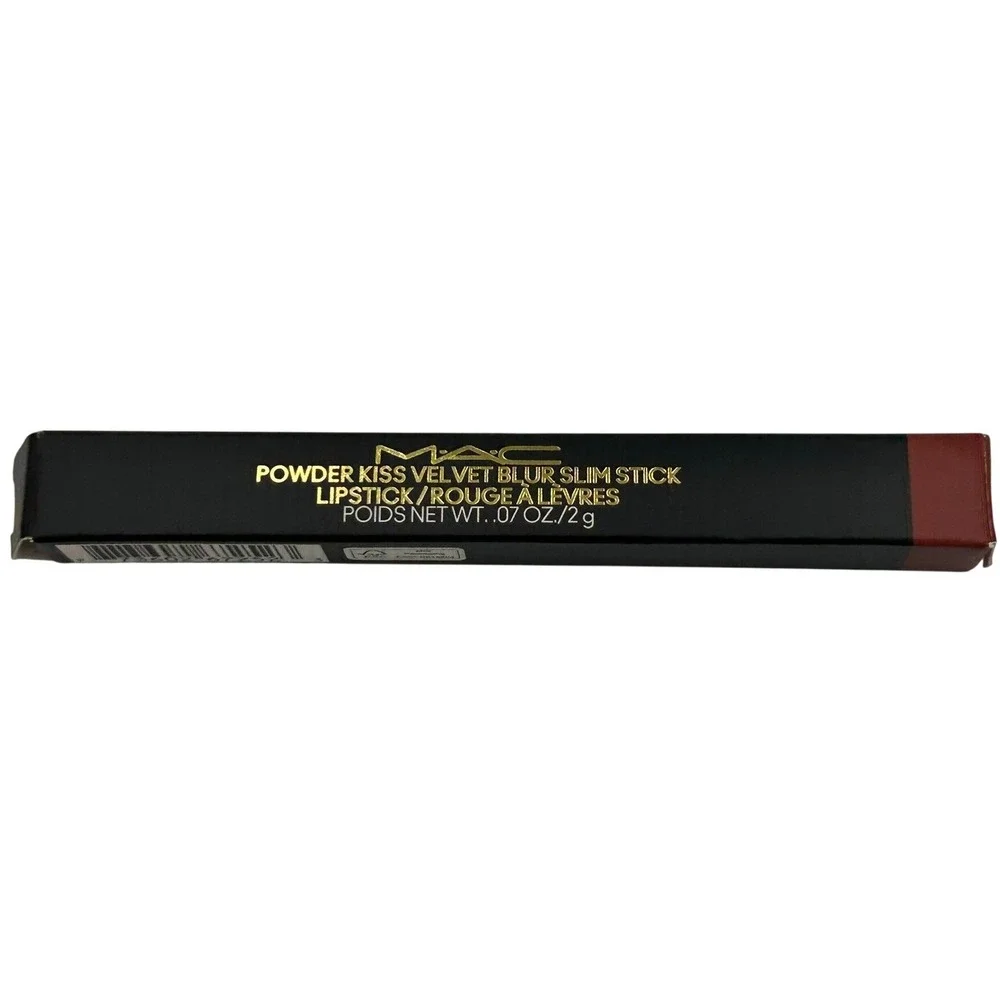 MAC Powder Kiss Velvet Blur Slim Stick 876 Nice Spice 0.07oz New Matte Lipstick